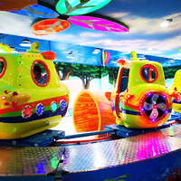 Hotfun Manege Funfair Équipement Attractions Enfants Mini Navette Ride Enfants Roller Coaster Sous-Marin Navette Ride à Vendre