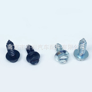 Vis autotaraudeuses Shuangxuan M6x19 en acier noir argenté pour ailes de voiture, garde-boue, pare-chocs, pièces de moteur - Product Image 5