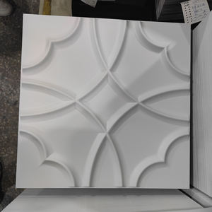 Panneaux muraux 3D en PVC à motif marbre écologiques, vente chaude du fabricant, 50*50 cm pour la décoration intérieure - Product Image 4