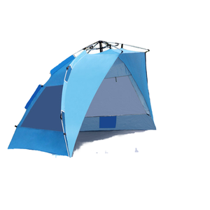 Tente de camping quatre saisons à double couche avec piquets de sol en forme de V/Trigone, en tissu polyester Oxford 210D, portable et pliable en fibre de verre - Product Image 1