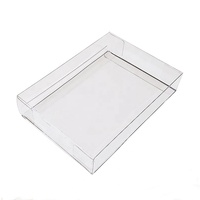 Funda protectora de cartucho de juego, caja de plástico transparente, PET SNES