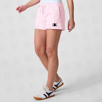 Pantalones Cortos Deportivos Holgados de Alta Calidad para Mujer, Cintura Media con Cordón Ajustable, Antipilling, Forro Polar Sólido, Ecológicos