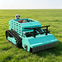 Tondeuse robot chenillée télécommandée diesel 800 mm DIY RC, coupe-herbe 4 temps CE EPA pour vergers et agriculture, avec fonction de paillage