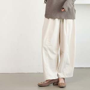 Pantalons longs amples à jambes larges pour femmes, style automne-hiver, vente directe d'usine - Product Image 5