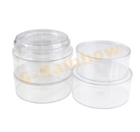 Boîte à bonbons de Pâques en plastique avec logo découpé au laser Fermeture hermétique Cookie Bonbons Party Basket Stuffers Boîte ronde
