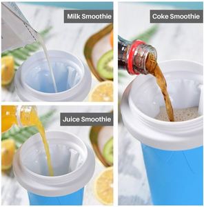 New Arrivals Magic Cup Slushy Maker Reusable Instant Slushie Cup With Lid Food Safe Silicone Squeeze Icy Cup - Product Image 2