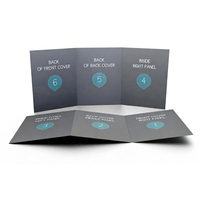 Impression en gros quadricolore de brochures A4, dépliants et manuels promotionnels pour entreprises avec pliages personnalisés et papier offset