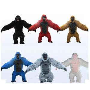 Cosplay ropa adulto <span class=keywords><strong>gorila</strong></span> mascota disfraz 2/2.6m inflable <span class=keywords><strong>gorila</strong></span> mascota trajes para eventos venta - Product Image 4