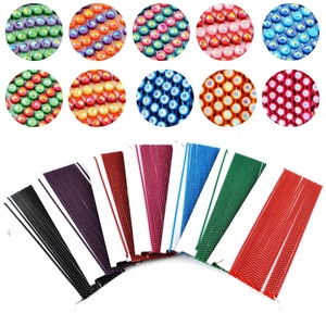 Perles de verre OLeeya, strass à dos plat, couleur AB, formes de cœur, cristaux de verre pour la fabrication de bijoux artisanaux, accessoires vestimentaires - Product Image 6