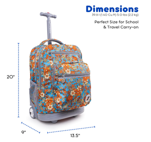 Trolley School <strong>Bag</strong> for College Laptop Rolling Backpack for Girls Boys <strong>Roller</strong> <strong>Book</strong> <strong>Bag</strong> with Wheels - Product Image 6