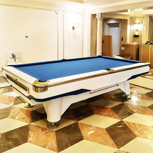 Mesa de Billar Moderna de Madera Sólida de Primera Calidad con Acabado en Cuero, Mesa de Billar de 9 pies para Clubes y Centros Comerciales - Product Image 5