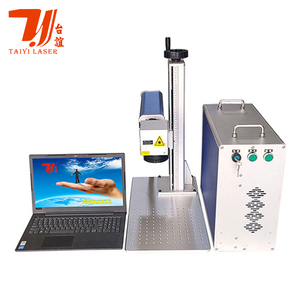 20W 30W 50W Tabletop Metal Plastic Tag Llaveros Pen Portable Small Fiber Laser Marking Machine - Product Image 2