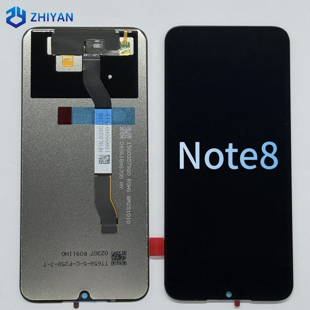 LCD Display Screen Replacement Touch Panel for Redmi Note 8 1 Year Warranty Fully Tested Compatible TFT 6.3" 400cd+ Luminance