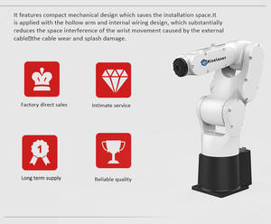 เครื่องเชื่อมเลเซอร์ด้วยหกแกนแขนหุ่นยนต์ทำงานร่วมกันทำงานด้วยปุ่มเดียว - Product Image 5