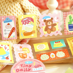 1 <b>Roll</b> of Tape Synthetic <b>Paper</b> Die Cut Tape Colourful Dreamland Series Sticker <b>Roll</b> - Product Image 5