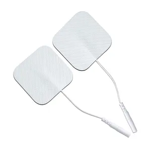 CE Approved 5*5cm Adhesive Gel Pads Body Stimulation Physical Therapy TENS Units Electrode Pads