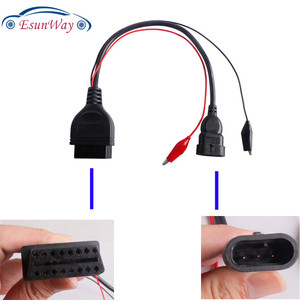 Adattatore Connettore da 3 Pin Fiat <span class=keywords><strong>Alfa</strong></span> Lancia a 16 Pin OBDII OBD2 per Auto, Cavo OBD per Fiat 3 Pin - Product Image 3