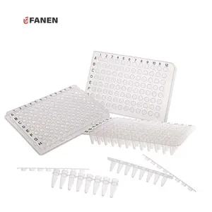 Consumabili da laboratorio Fanen 0.1ml 0.2ml 96-con gonna completa rastrelliera in polipropilene tubo pcr refriger