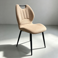 Chaises de salle à manger modernes de luxe en tissu orange pour enfants et bébés, style nordique, en provenance de notre entrepôt européen – Offre spéciale