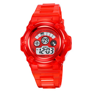 Skmei 2156, reloj para correr al aire libre para niños, reloj deportivo impermeable, contador de pasos Digital colorido, reloj de pulsera para niños - Product Image 4