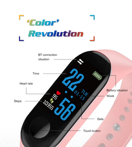 Pulsera inteligente 2020 para rastreador de fitness deportivo uso diario reloj inteligente resistente al agua - Product Image 2