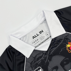 Cổ điển <span class=keywords><strong>Retro</strong></span> bóng đá Áo sơ mi bán buôn tùy chỉnh Polyester thiết kế bóng đá Jersey - Product Image 2