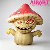Jouet champignon maléfique d'Halloween pour la décoration de fêtes, champignon gonflable personnalisé pour les idées de fête d'Halloween