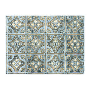 Plaques de plafond carrées en PVC imperméables de style Art déco, panneaux muraux décoratifs en relief, PLB10, or antique - Product Image 6