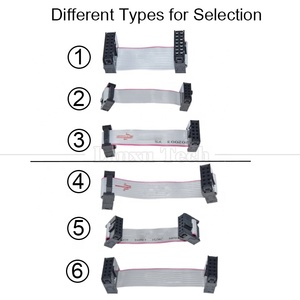 Dây cáp ribbon phẳng màu xám đen, đầu nối <span class=keywords><strong>IDC</strong></span> 1.27mm, 2.54mm, 2.0mm, khoảng cách chân 6 8 10 12 14 <span class=keywords><strong>16</strong></span> 18 20 24 26 30 32 34 40 50 60 64 PIN - Product Image 2