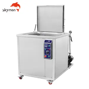 Skymen dpf Automated lift ultrasonic tank rubber molds/ car radiators ultrasonic cleaner