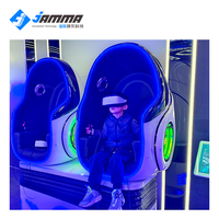 9d VR cinéma vr simulation jeux chaise VR egg simulateur 3 DOF plate-forme avec effet spécial parc d'attractions à pièces