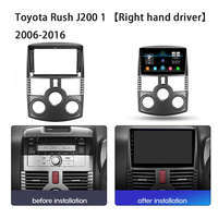 Reproductor Multimedia para Auto con Pantalla Táctil Android, Audio Estéreo, Quad-Core, 64GB, para Toyota Rush J200 1 (Volante a la Derecha) 2006-2016