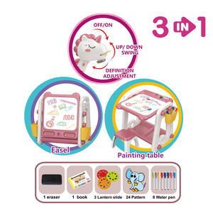 Creatief Smart Board Tekentafel Speelgoed Uitwisbaar Kids Art Boards Meisjes Multifunctionele Muzikale Projectie Tekentafel - Product Image 4