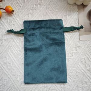 Sacs en velours personnalisés avec logo imprimé, sacs à cordon pour bijoux, cosmétiques, vernis à ongles, emballage en velours avec cordon - Product Image 4
