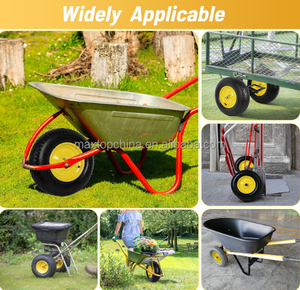 Nouvelle condition 4.8/4.00-8 <span class=keywords><strong>roue</strong></span> en <span class=keywords><strong>caoutchouc</strong></span> pneumatique gonflable de 16 pouces avec roulement à billes 400-8 pneus de brouette de chariot de bateau - Product Image 6