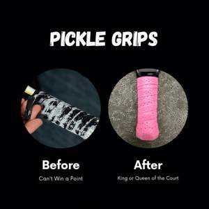 Pickle <b>Grips</b> Pickleball Paddle <b>Grip</b> <b>Tape</b> -- Moisture Wicking Paddle <b>Grip</b> Wrap - Product Image 4
