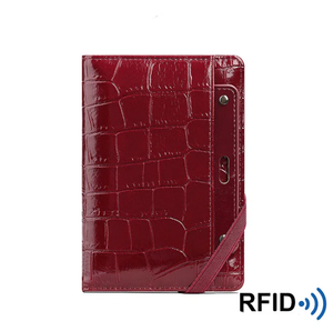 2026 New Stone-Patterned Bright-Coloured Passport <b>Holder</b> RFID Protection ID Card Storage and <b>Ticket</b>/Card Slots - Product Image 3
