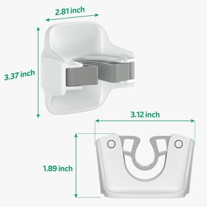 For Wall Mounted Mop Broom Stand Non-Perforated 1/3/4 Pack Strong Adhesive Clip Eco-Friendly Easy Installation for Bathroom - Product Image 3