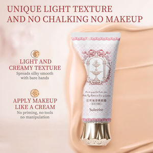 Suleefre Lightweight Hydrating Tone-up Cream <strong>Zinc</strong> <strong>Oxide</strong> Evens Skin Tone Brightening Moisture Barrier Makeup Cream - Product Image 4