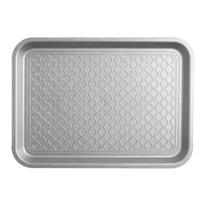 Durable Rectangular Food Fast Restaurant Without Handle Convenient Plastic Tray