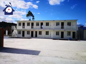 Estructura de acero multifunción impermeable moderna casa de contenedores de paquete plano prefabricada plegable fácil de instalar - Product Image 3