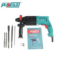 Marteaux Perforateurs Rotatifs PUSELLO 620W 24mm SDS-PLUS Moteur en Cuivre pour Perçage de Béton et Briques OEM
