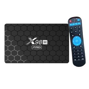 Boîtier décodeur X98H Pro H618 personnalisé sans fil Android 12 double WiFi haute définition HD dans un boîtier TV - Product Image 1