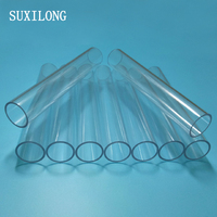 Tuyau de stratifié de plexiglas de grand diamètre Taille personnalisée Tube acrylique non toxique Produits transparents Usine de tubes acryliques