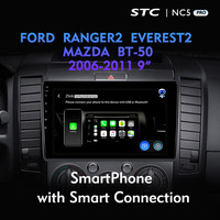 Avec DSP Voiture Android Radio Vertical voiture lecteur multimédia android Pour FORD RANGER 2EVEREST 2 MAZDA BT-5O 2006 2011