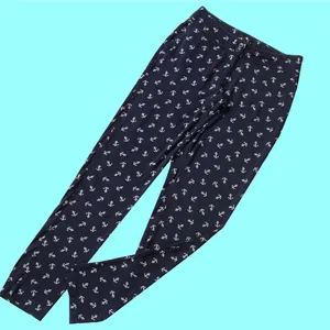 China Fabriek Inventaris Goedkope Prijs Voorraad Kleding Veel Dames Print Casual Broek Voor Vrouwen