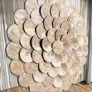 CRAFTS HUB Conchas de Capiz Doradas Rectangulares Pulimentadas con Tacto Real, 100 Piezas/Bolsa, Estilo Floral para Manualidades, Decoración del Hogar, DIY - Product Image 2