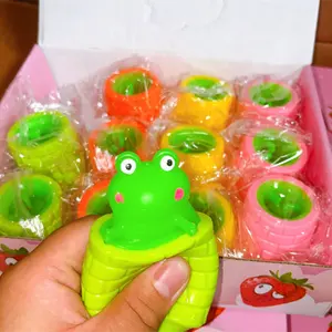 New Design Animals Squeeze Toys Stress Ball Frog Anti Stress Squeeze Toys Custom Design Squishy Toys