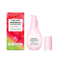 Sérum hydratant à la pastèque de haute qualité, marque privée, vente chaude, sérum pour le visage, logo personnalisé, sérum de soin de la peau à la pastèque