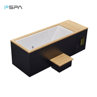 Baignoire Spa Moderne en Acrylique de Haute Qualité FSPA avec Refroidisseur, Filtre et Ozone pour Usage Domestique, Extérieur et Hôtelier